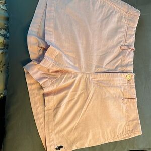 Pink polo linen shorts size 4
